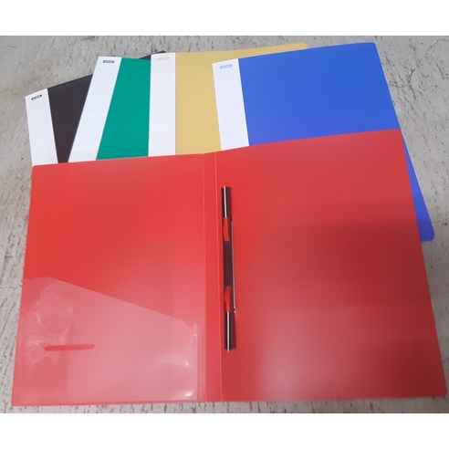 阿森文具 PP彈簧夾(右中) 文件夾 彈簧文件夾 資料夾 辦公用品, 黑, 1個 - 槓桿文件/保管盒 | 酷澎