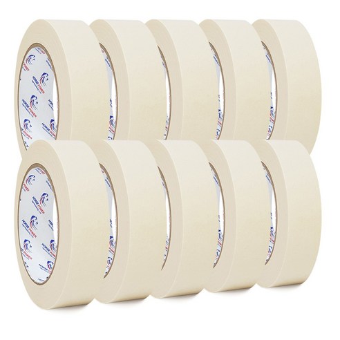 HSPW 마스킹테이프 아이보리 대용량 25mm 길이40M, 10개