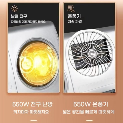 따스함이 샘솟는 공간, PTC 벽걸이 온풍기로 완성하는 완벽한 겨울