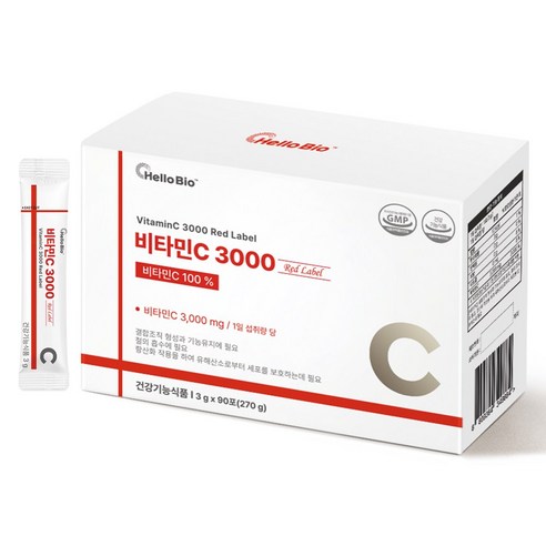 헬로바이오 맥스 비타민C 3000 레드라벨, 1개, 270g