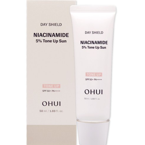 오휘 데이쉴드 나이아신아마이드 5% 톤업 선크림 SPF50+ PA++++, 50ml, 1개
