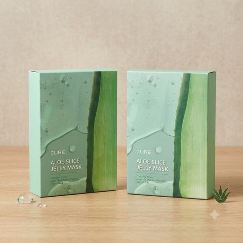 김정문알로에 라 센스 로에 큐어 슬라이스 젤리 마스크 300ml 솔직 후기 | 실사용자 리뷰 분석 - 상품 이미지 1