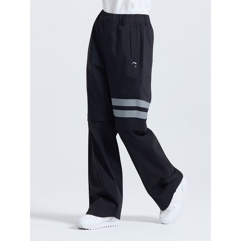 챌린저 레인쉴드 2WAY 밑단 탈부착 레인 팬츠 블랙 CHF1URP6135BK
