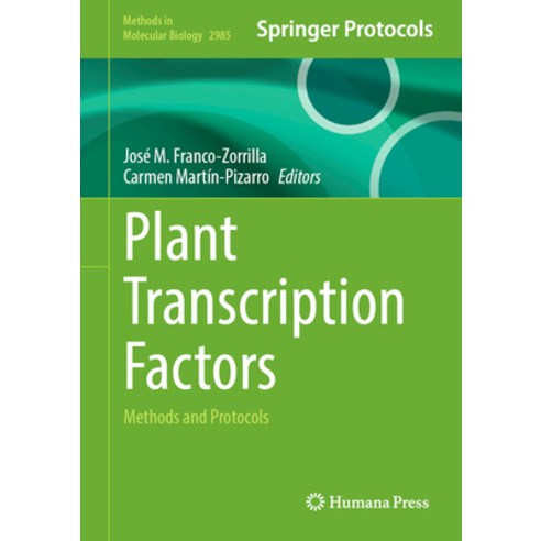 (영문도서)Plant Transcription Factors: Methods and Protocols Hardcover, Humana, English, 9781071649718