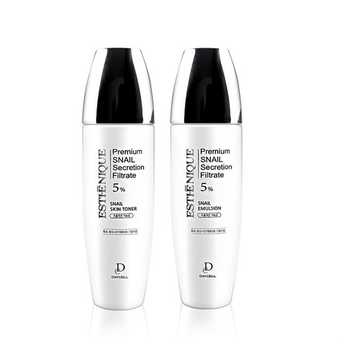 데이셀 에스테니끄 달팽이 2종 스킨토너150ml+에멀젼150ml 솔직 후기 | 피부 타입별 분석 썸네일