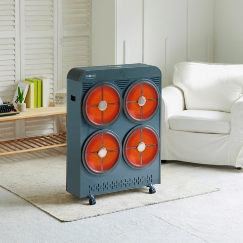 스노웨이 4구 전기히터: 강력한 난방 성능과 편리함으로 완성하는 따뜻한 겨울