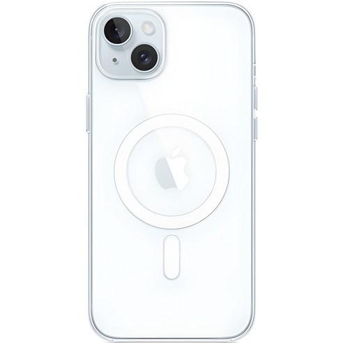Apple 정품 아이폰 맥세이프 투명 케이스, 아이폰15 Plus, 투명