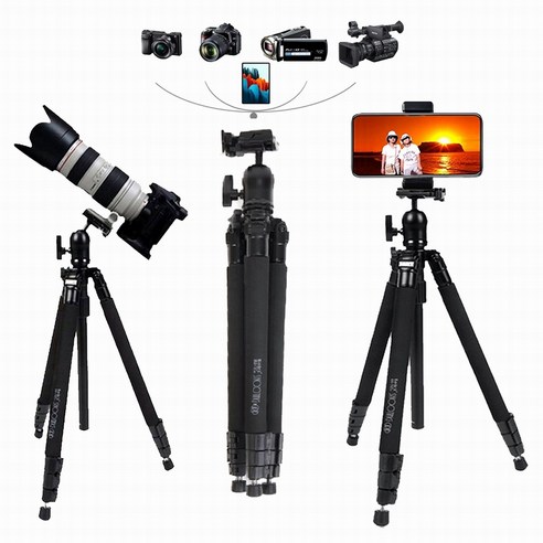 명품 747프로 삼각대 1위 대형 메탈 볼헤드 카메라 삼각대 캠코더 액션캠 DSLR 디카 핸드폰 휴대폰 스마트폰 거치대 리모컨 옵션 카메라 캐논 소니 삼성 니콘 카메라 삼각대, 1개, 삼각대 747프로