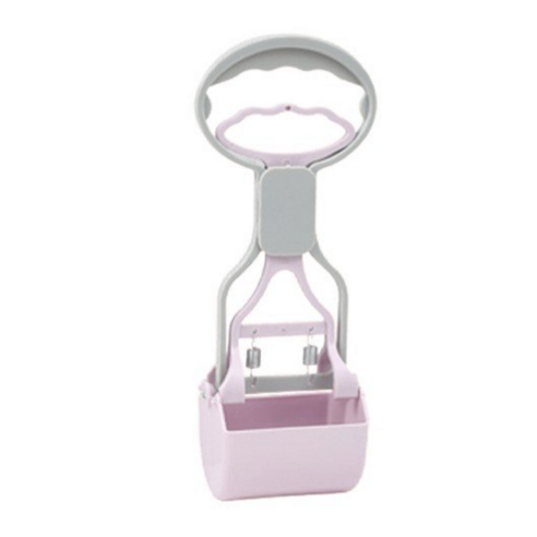 키밍 애견 강아지 휴대용 배변 집게, 1개, 라이트 퍼플