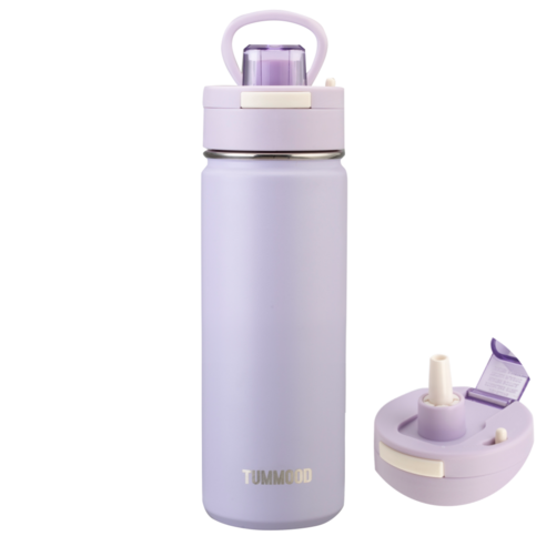 텀무드 텀블러 보온병 보냉 빨대 스텐, 1개, 600ml, 라벤더 1개, 600ml, 라벤더