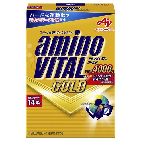 아미노바이탈 골드 아미노산 4000mg 과립 14개입 65.8g, 1개 맛있게 먹은 솔직 후기 - 상품 이미지 1