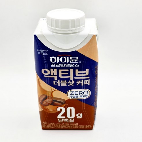 하이뮨 프로틴 밸런스 액티브 더블샷 커피 드링크믹스 RTD 250ml, ... 솔직 후기 | 실사용자 리뷰 분석 - 상품 이미지 1