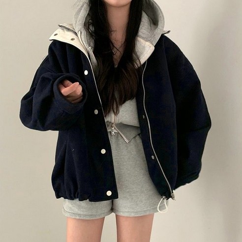 제이로그 캐쥬얼 하이넥 카라 점퍼 하카모JP