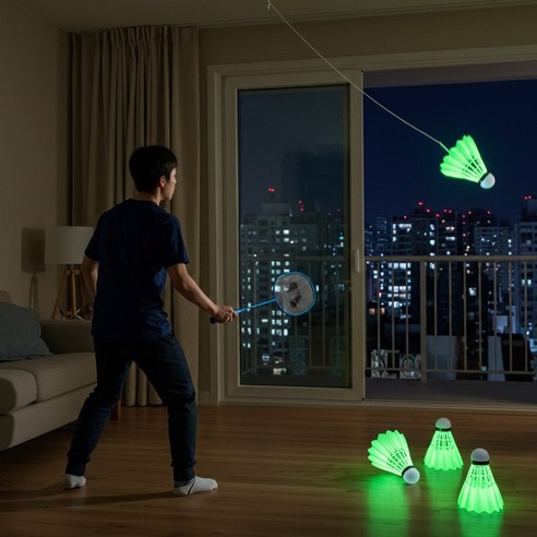 wiwivivi 실내 셀프 배드민턴 연습기 혼자하는 리턴볼 운동러 솔직 후기 | 실사용 리뷰 - 상품 이미지 3