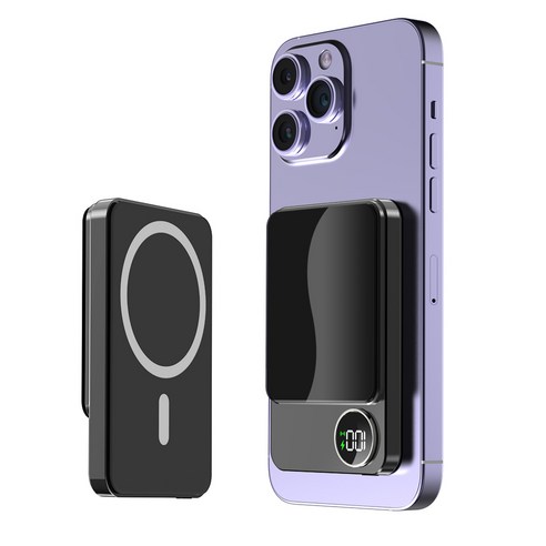 대용량 15W무선충전 PD22.5W QC3.0 맥세이프 호환 맥세이프보조... 개봉기 | 실사용 후기 썸네일