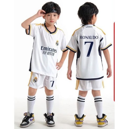 레알 마드리드 호날두 7번 축구 유니폼 상하의 세트 Ronaldo football form