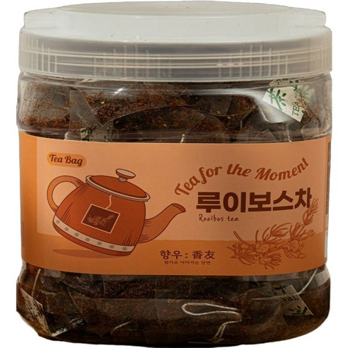 향우 선명하고 짙은 루이보스차 - 친환경 PLA 삼각티백, 1개, 100개입, 1g