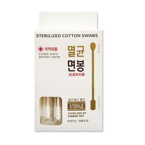 멸균 면봉, 30개입, 1개