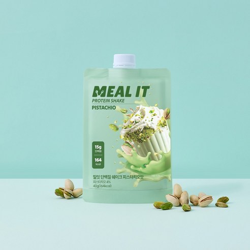 밀잇 단백질 쉐이크 피스타치오맛 40g, 7개 이미지 2