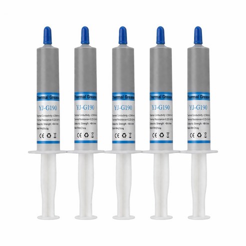 티놀지 써멀구리스 주사기형 30g 대용량, 그레이, 5개, YJ-G190-5