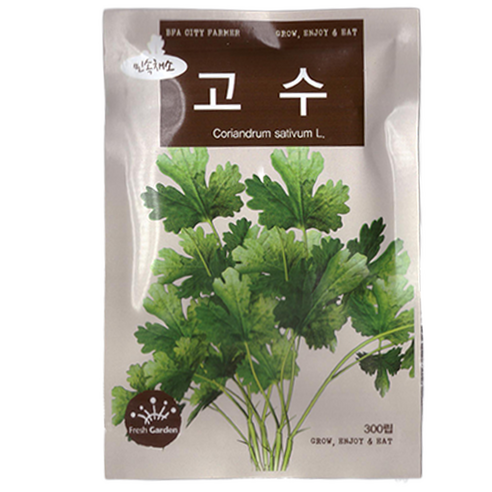 청농 고수 씨앗 (코리안더씨) 300립, 1개