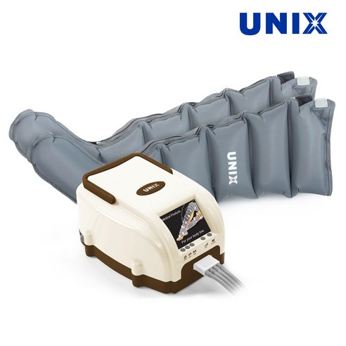 유닉스 맥스타 사지압박 순환장치 공기압 다리 마사지기, UAM-8700, 화이트