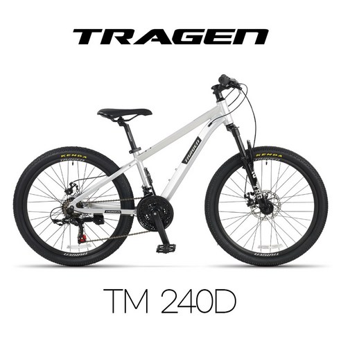 트라젠 TM240D 24인치 시마노21단 알루미늄 MTB자전거, 1개, 60.9cm, 실버그레이/미조립박스