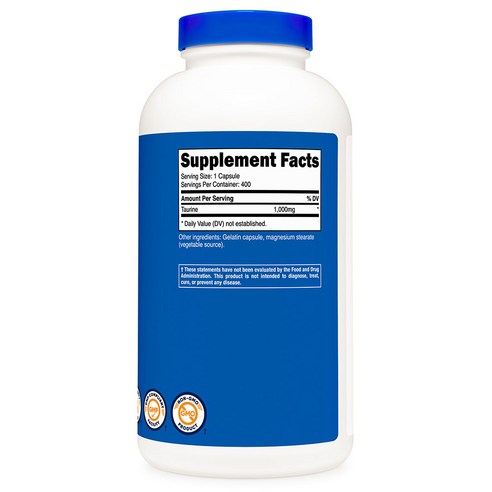 뉴트리코스트 타우린 1000mg 캡슐 400정, 1개 이미지 3