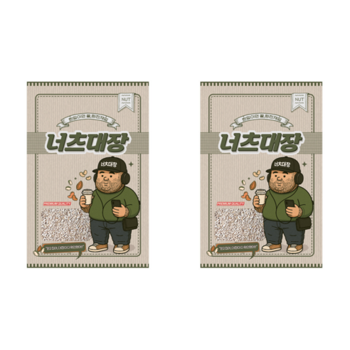 너츠대장 햇 해바라기씨 2kg(1kg+1kg) A급 다이어트 간식 고단백 식물성 영양, 2개