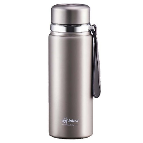 GIANXI 대용량 보온병, 1개, 1000ml, 그레이