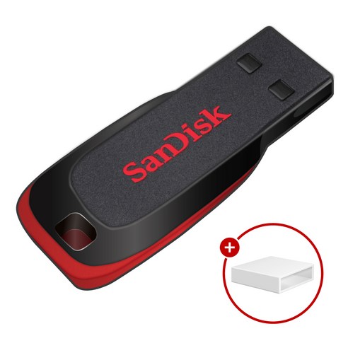 샌디스크 Cruzer Blade 크루저 블레이드 USB 2.0 SDCZ50 +USB 보호캡, 1개, 32GB