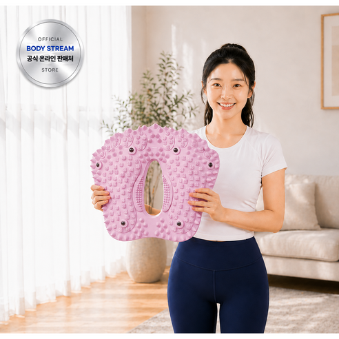 바디스트림 가정용 붓기관리 에어 지압 스텝퍼 홈트 운동기구, 연보라