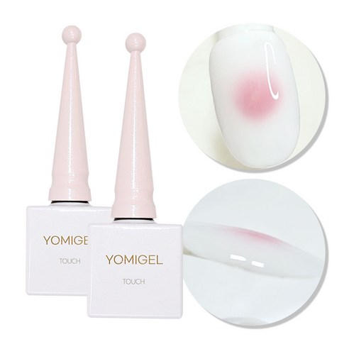 요미 터치젤 치크네일 마블 그라데이션 젤네일, 요미젤_터치젤, 1개