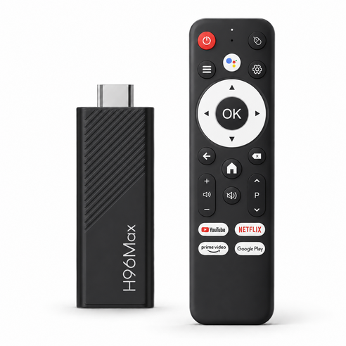 LOVFIR 4K UHD 안드로이드 TV 스틱 OTT 스마트TV 변환기 HDMI 동글 와이파이6 블루투스 리모컨 포함, 1개, H313 안드로이드10 블랙 2+16G