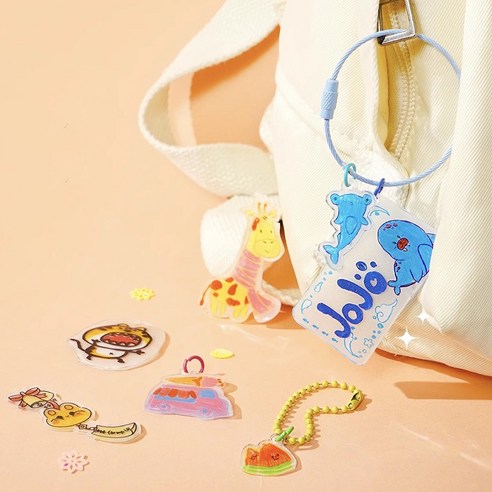 투데이리빙 12p 세트 키링 만들기 수축 페이퍼 + 야광 마법 종이 줄어드는 필름, 12장, R89200A(화이트