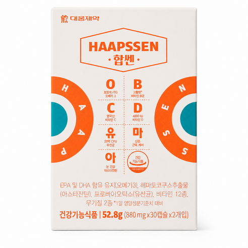 [국내최초 7 IN 1 건기식] 대웅제약 합쎈 오-비-씨-디-유-마-아 ... 실사용 후기 | 효과 있을까? - 상품 이미지 1