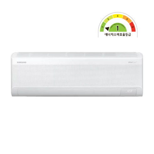 삼성 1등급 AI 무풍 인버터 벽걸이에어컨 AR60F11D11WS (11평), 매립배관형, AR60F09D11WS