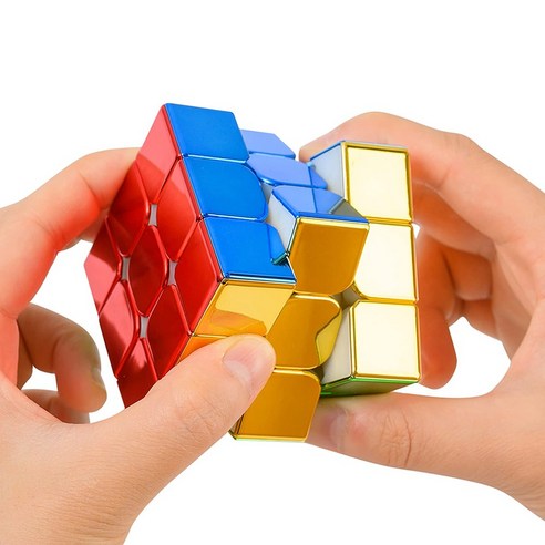 투데이리빙 프리미엄 골든 메탈 큐브 특이한 마그네틱 cube 키덜트 장난... 솔직 후기 | 취미생활 필수템 - 상품 이미지 2