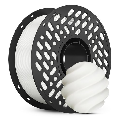 3D프린터 매트 PLA 필라멘트 1.75mm 1kg 무광 뱀부랩 P1S X1C A1 호환, 아이보리, 무광 시리즈