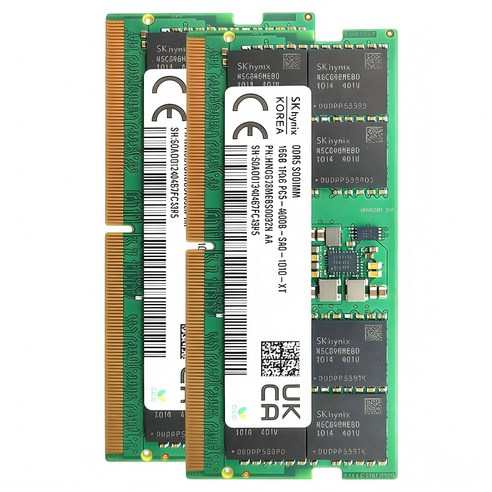 SK하이닉스 DDR5 노트북 메모리16GB 4800MHz, 2개, HMCG88AEBSA092N