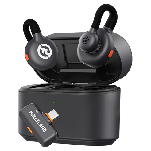 홀리랜드 라크 M2S 시리즈 무선 마이크, Black, USB Type-C Version, 블랙, C타입 버전