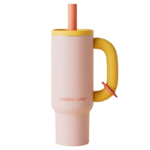 차코랩 오버로드 세라믹 보온병, 1개, 1100ml, 핑크