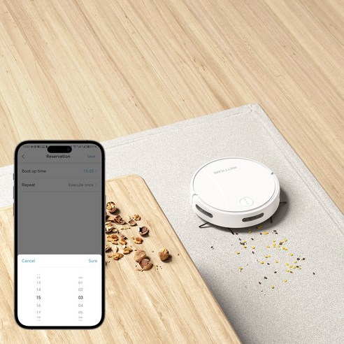 프리티케어 로봇청소기 후기 분석 - 강력한 흡입 시스템 구조