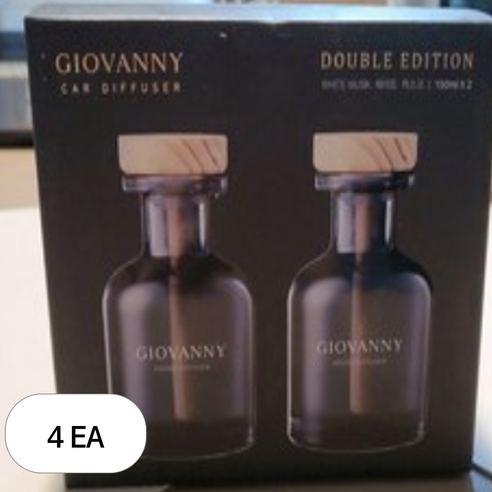 GIOVANNY 차량용 방향제 150ml, 블랙체리, 4개
