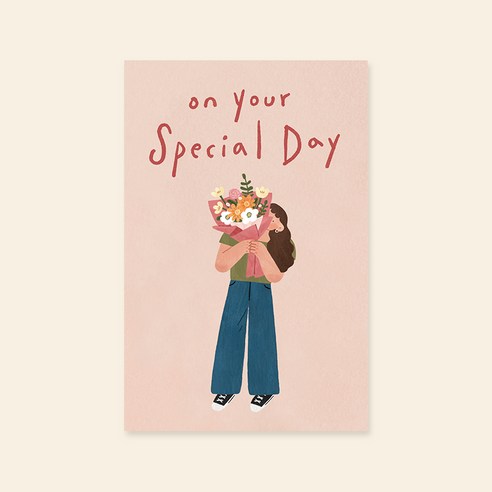 캘리그라피 사랑카드 ( on your special day ) 캘리엠 신상카드