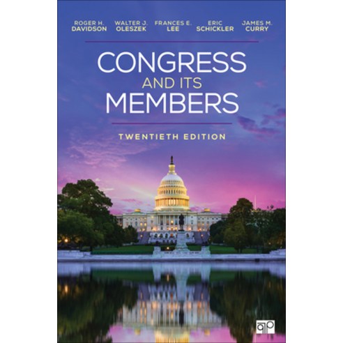 (영문도서)Congress and Its Members Paperback, CQ Press, English, 9781071981931