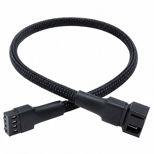 컴퓨터 CPU 온도제어 4핀 PWM 연장 케이블, 27cm, 1개