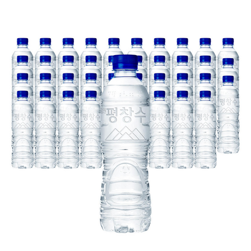 평창수 무라벨 생수, 500ml, 40개