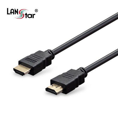 랜스타 19P M / M 4K 60Hz HDMI 2.0 케이블 LS-HDMI-HMM, 1개, 15cm