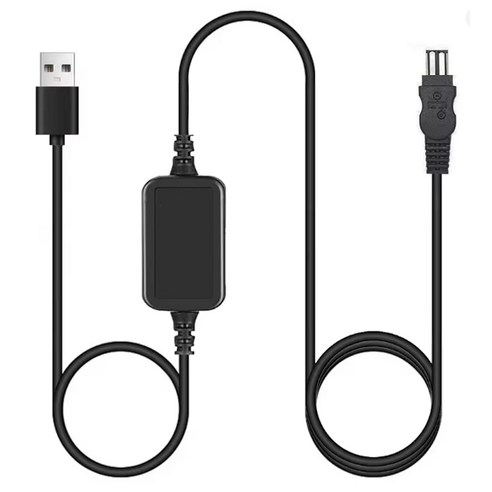 체리스팟 AC-L100 소니 캠코더 USB 외부전원 케이블 AC-L15 AC-L10 호환 DC 전원 공급 장치, 1개